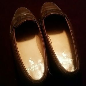 Ralph Lauren Black Label Loafers W7b brown leather